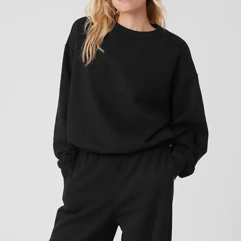 Womens Yoga set Sweatshirt Loose Long sleeved Top Round Ne Top Gym Sweatwear Unisex Casual Sweat Tops Womens Sportswear workout
Womens Yoga set Sweatshirt Loose Long sleeved Top Round Ne Top Gym Sweatwear Unisex Casual Sweat Tops Womens Sportswear workout