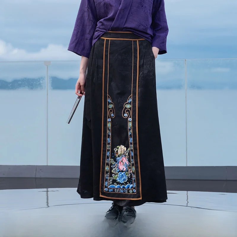 Elegant Embroidered Vintage Mid-Length A-Line Skirt Women's New Winter Collection Polyester Blend Long Skirt by a Life on the...
Elegant Embroidered Vintage Mid-Length A-Line Skirt Women's New Winter Collection Polyester Blend Long Skirt by a Life on the...