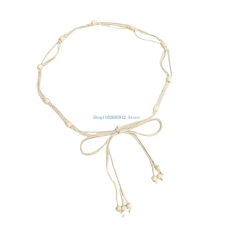 N7YE Bohemian Braided Waist Chain For Women Handwoven Cotton Accent Body Jewelry
N7YE Bohemian Braided Waist Chain For Women Handwoven Cotton Accent Body Jewelry