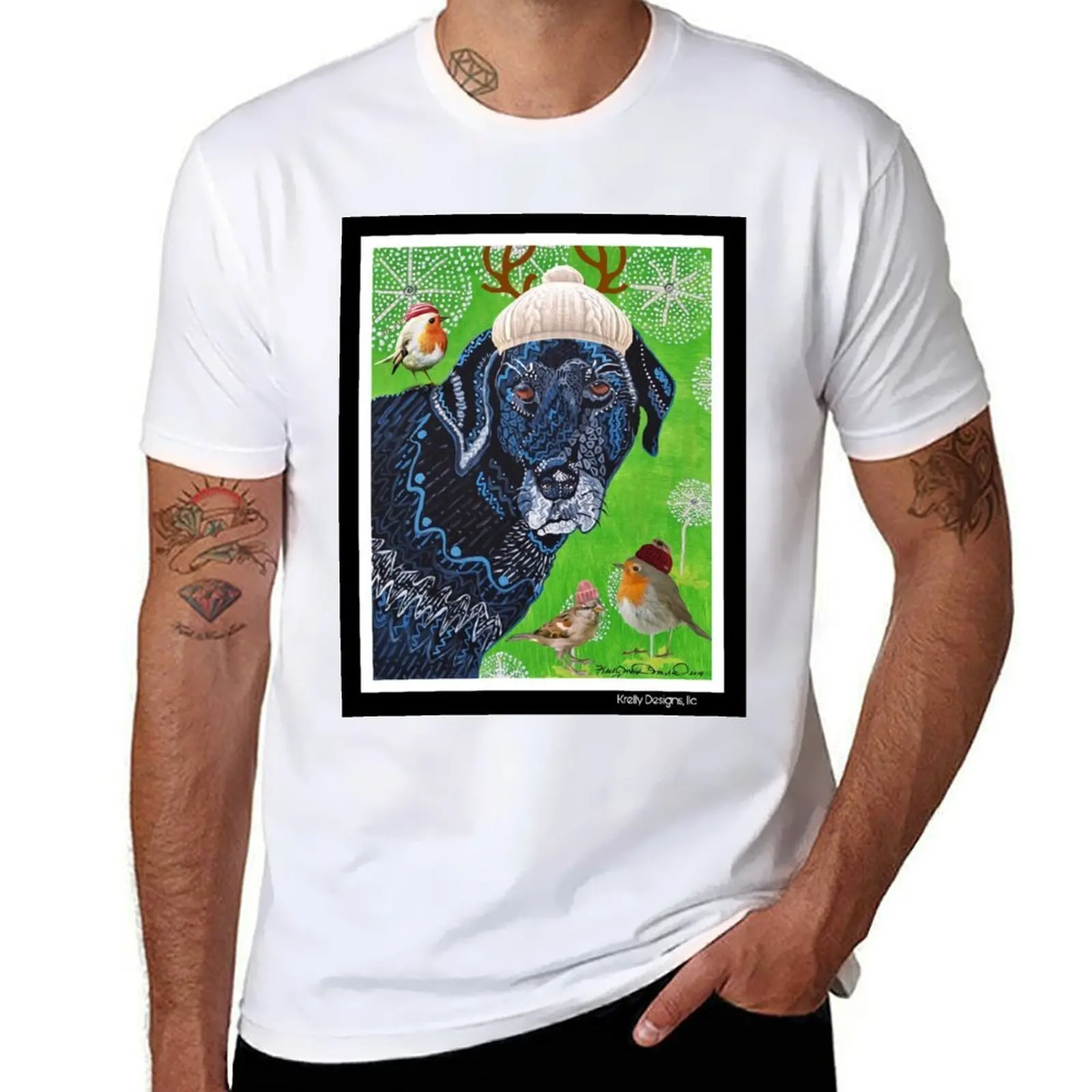 Black lab in winter with birds T-Shirt t shirts cotton 100% black cotton t-shirt plain for man package T-Shirt
Black lab in winter with birds T-Shirt t shirts cotton 100% black cotton t-shirt plain for man package T-Shirt