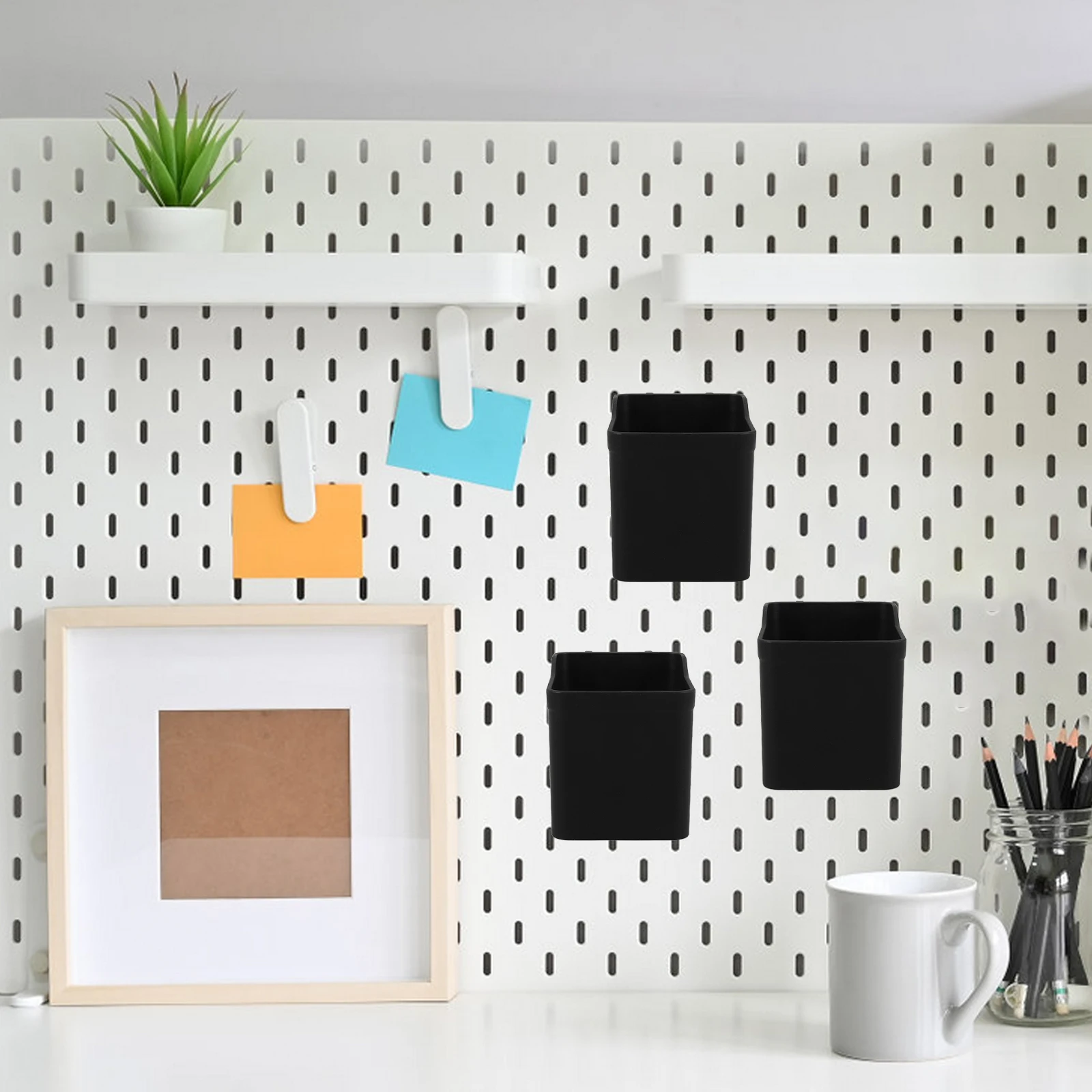 6 Pcs Pegboard Cup Holder Storage Cups for Garage Workshop Office Kitchen Pegboard Organizer Kit Small Parts Storage PP
6 Pcs Pegboard Cup Holder Storage Cups for Garage Workshop Office Kitchen Pegboard Organizer Kit Small Parts Storage PP