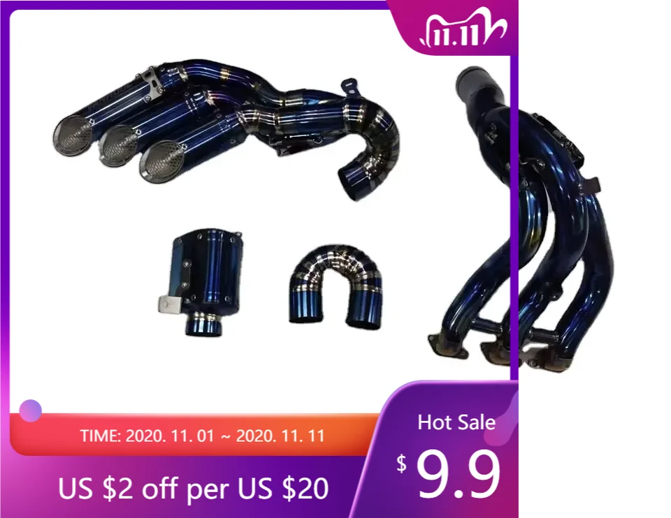 FBVV Titanium Motorcycle Exhaust Pipe System for Agusta Superveloce 800
FBVV Titanium Motorcycle Exhaust Pipe System for Agusta Superveloce 800