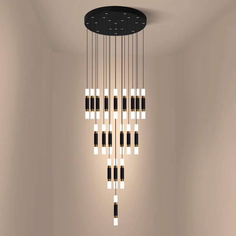 Art Deco Hotel staircase LED Chandelier Long Stairwell Hanging Lamp Cob Lighting for Office Commercial Projects Study Home Decor
Art Deco Hotel staircase LED Chandelier Long Stairwell Hanging Lamp Cob Lighting for Office Commercial Projects Study Home Decor