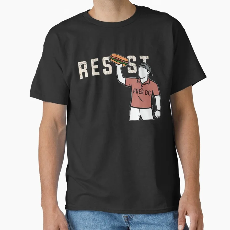 Resist Washington Sandwich Guy 2025 Anti trump freedom Funny t shirt for man S-6XL Large size Tops 100% cotton print Clothes
Resist Washington Sandwich Guy 2025 Anti trump freedom Funny t shirt for man S-6XL Large size Tops 100% cotton print Clothes