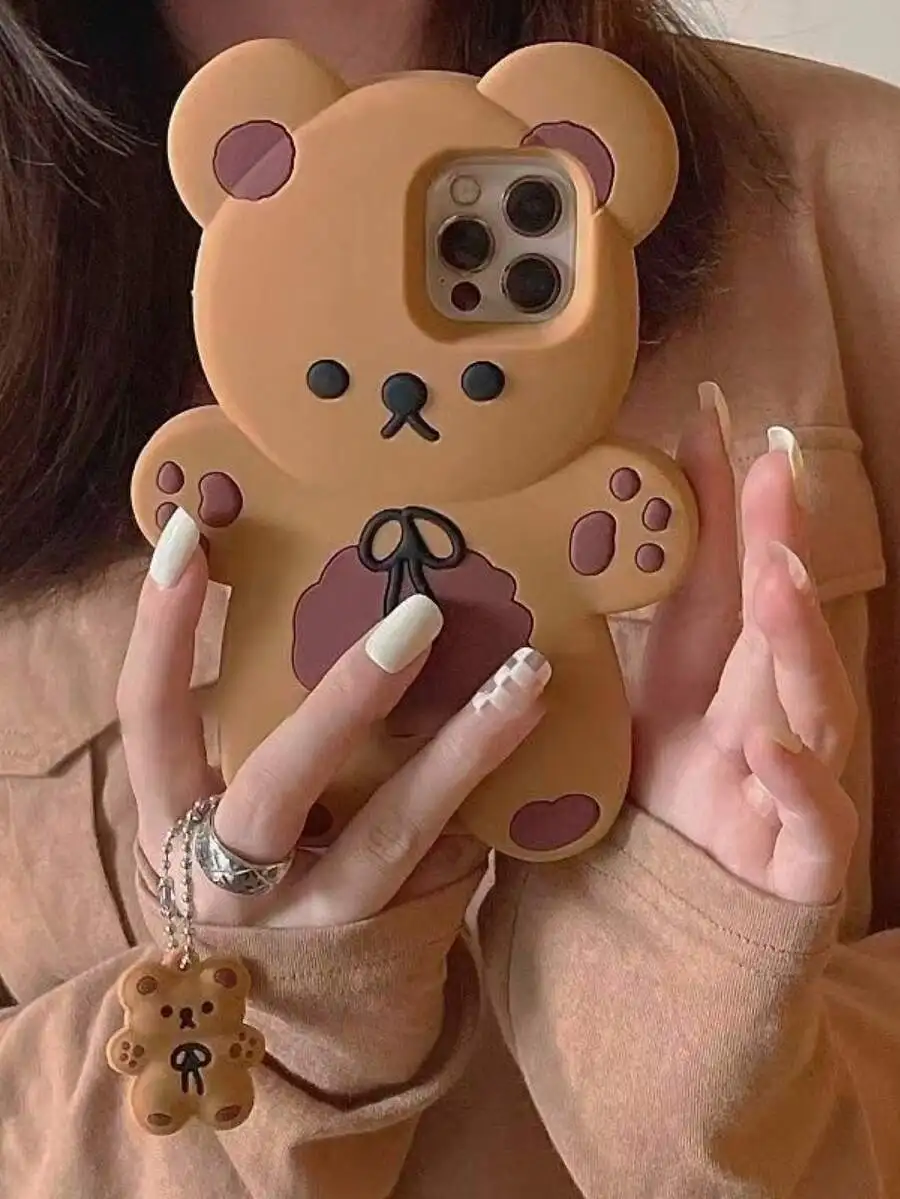 Cute Little Bear Novelty Cute Stuff Cute 3d Cartoon Bow And Bear Phone Case Compatible With Apple 14/13/12promax/Smilax/11/
Cute Little Bear Novelty Cute Stuff Cute 3d Cartoon Bow And Bear Phone Case Compatible With Apple 14/13/12promax/Smilax/11/