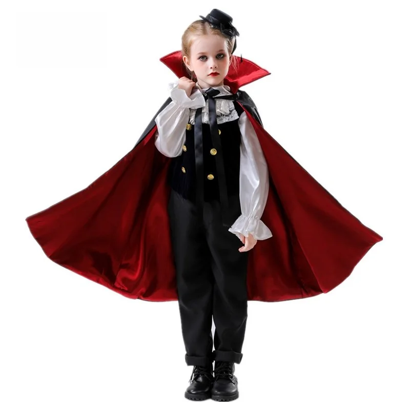 Halloween Children's Costume Performance Robe Witch Stage Performance Girls' Outfit Traditional Chinese Ethnic Wear
Halloween Children's Costume Performance Robe Witch Stage Performance Girls' Outfit Traditional Chinese Ethnic Wear