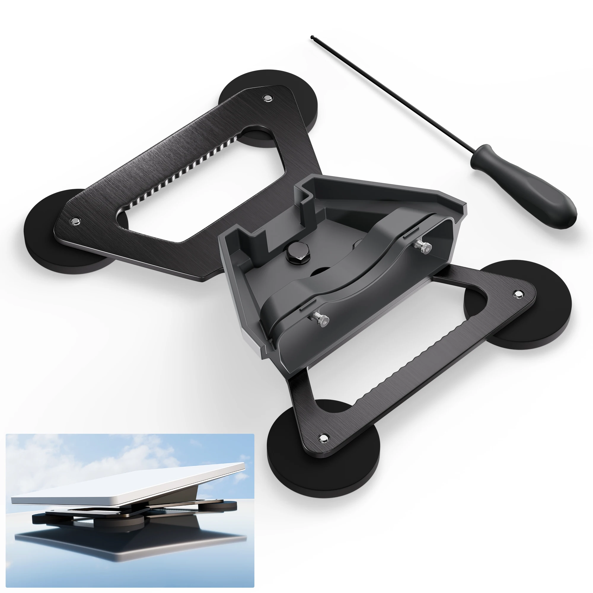 Starlink Mini Mount Starlink Mini Magnetic Car Roof Mount for RV Boat Marine Truck Flat Mounting Kit Heavy Duty Aluminum Alloy
Starlink Mini Mount Starlink Mini Magnetic Car Roof Mount for RV Boat Marine Truck Flat Mounting Kit Heavy Duty Aluminum Alloy