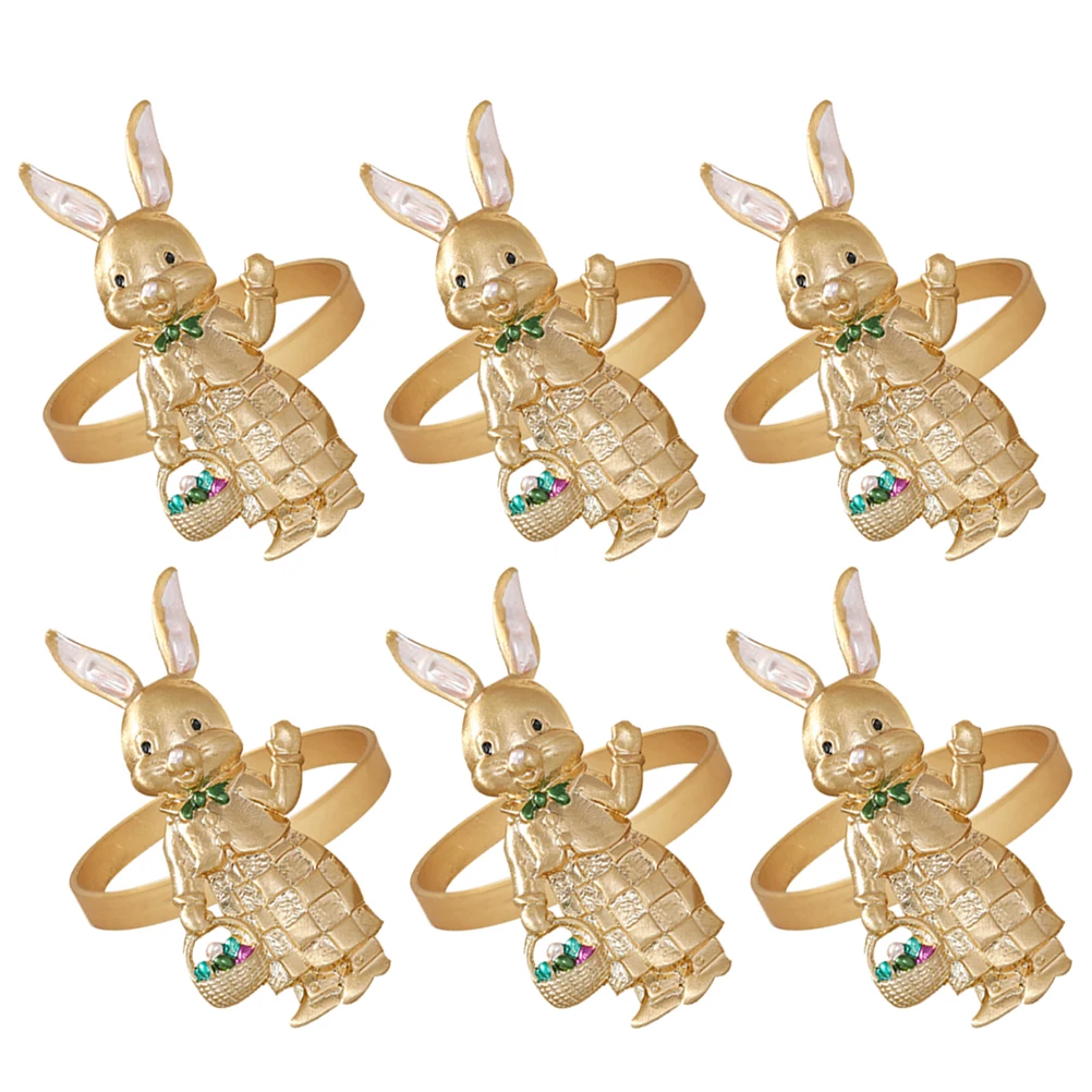 6pcs Rabbit Napkin Rings Elegant Alloy Decor Buckles for Wedding Easter Party Home Hotel Banquet Tablecloth Serviette Holders
6pcs Rabbit Napkin Rings Elegant Alloy Decor Buckles for Wedding Easter Party Home Hotel Banquet Tablecloth Serviette Holders