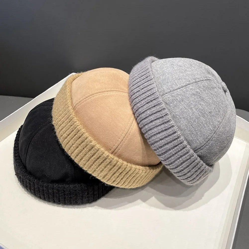Casual Retro Brimless Hat Adjustable Solid Color Landlord Hat Warm Hip-hop Hat Autumn Winter
Casual Retro Brimless Hat Adjustable Solid Color Landlord Hat Warm Hip-hop Hat Autumn Winter