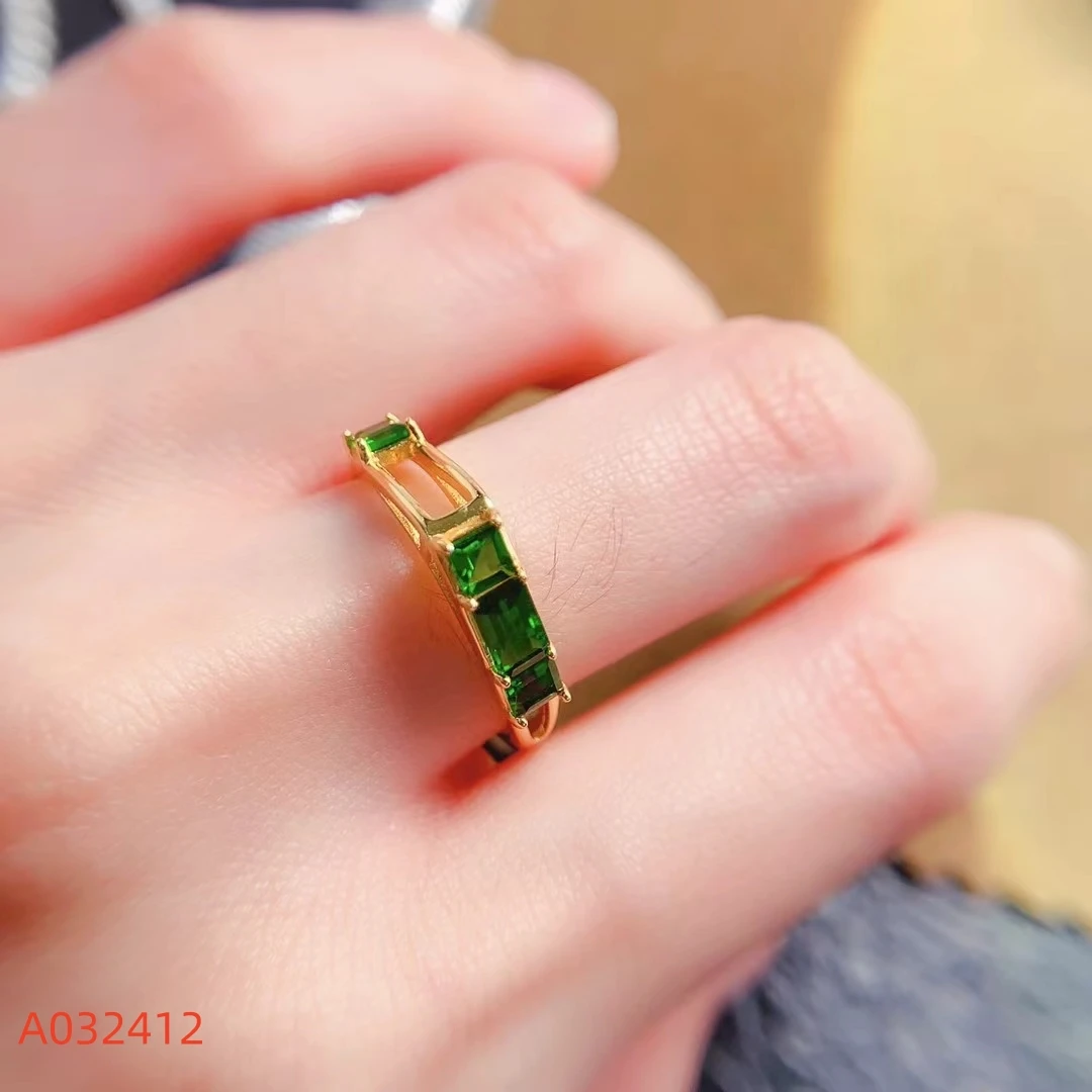 KJJEAXCMY Fine Jewelry Natural Diopside Women's Ring S925 Pure Silver Exquisite Inlaid High Clarity Support Testing
KJJEAXCMY Fine Jewelry Natural Diopside Women's Ring S925 Pure Silver Exquisite Inlaid High Clarity Support Testing