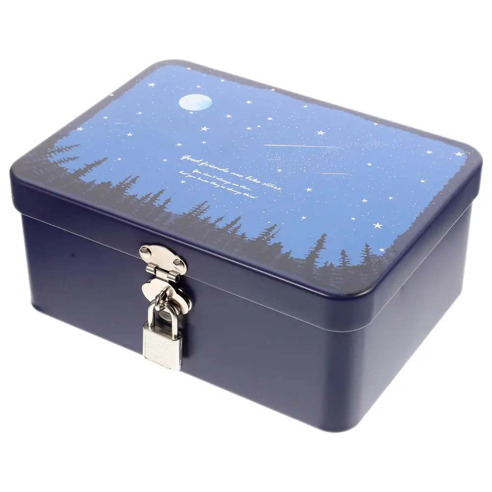 Large Capacity Tinplate Box Retro Style Lockable Storage Container for Desk Home Office Travel Jewelry Tea
Large Capacity Tinplate Box Retro Style Lockable Storage Container for Desk Home Office Travel Jewelry Tea