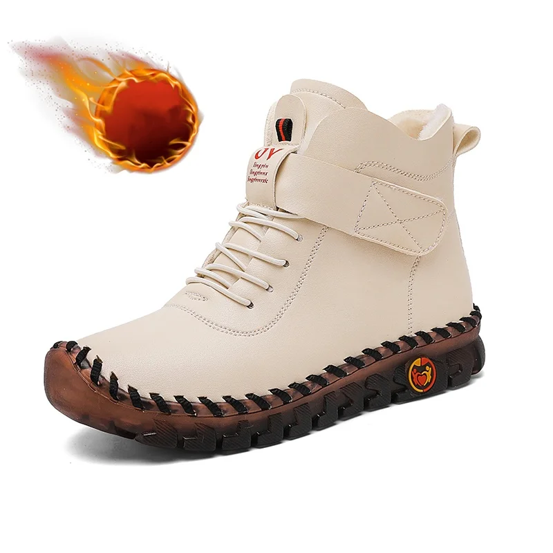 Winter Women's Fashion Modern Boots Soft Soled Comfortable Non-slip Velvet Warm Plush Cotton Shoes Flat Boots Big Size 36-44
Winter Women's Fashion Modern Boots Soft Soled Comfortable Non-slip Velvet Warm Plush Cotton Shoes Flat Boots Big Size 36-44