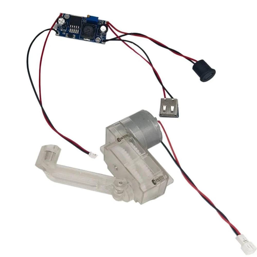 Hand-cranked Generator 0-14V Voltage Stabilizing Set 5V Output Electronic Practice Emergency Charging Physics Experiment DIY Kit
Hand-cranked Generator 0-14V Voltage Stabilizing Set 5V Output Electronic Practice Emergency Charging Physics Experiment DIY Kit