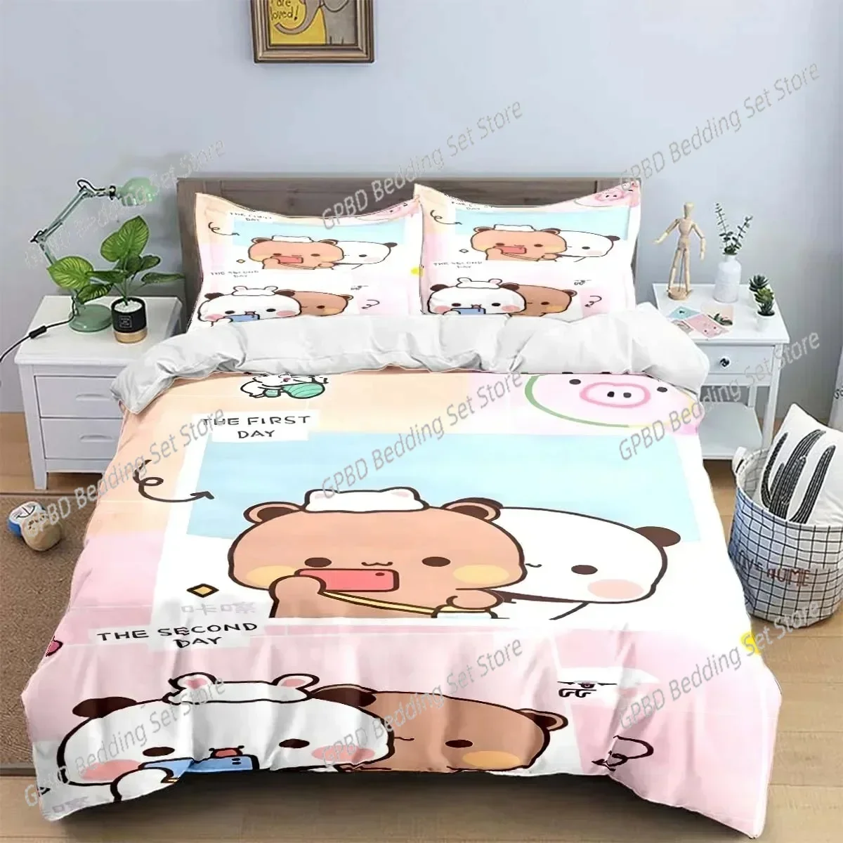 Cartoon B-bubu Wallpaper Digital Comfortable Duvet Quilt Cover Pillowcase Bedding Set Children Bedroom Decoration Home Textilet
Cartoon B-bubu Wallpaper Digital Comfortable Duvet Quilt Cover Pillowcase Bedding Set Children Bedroom Decoration Home Textilet