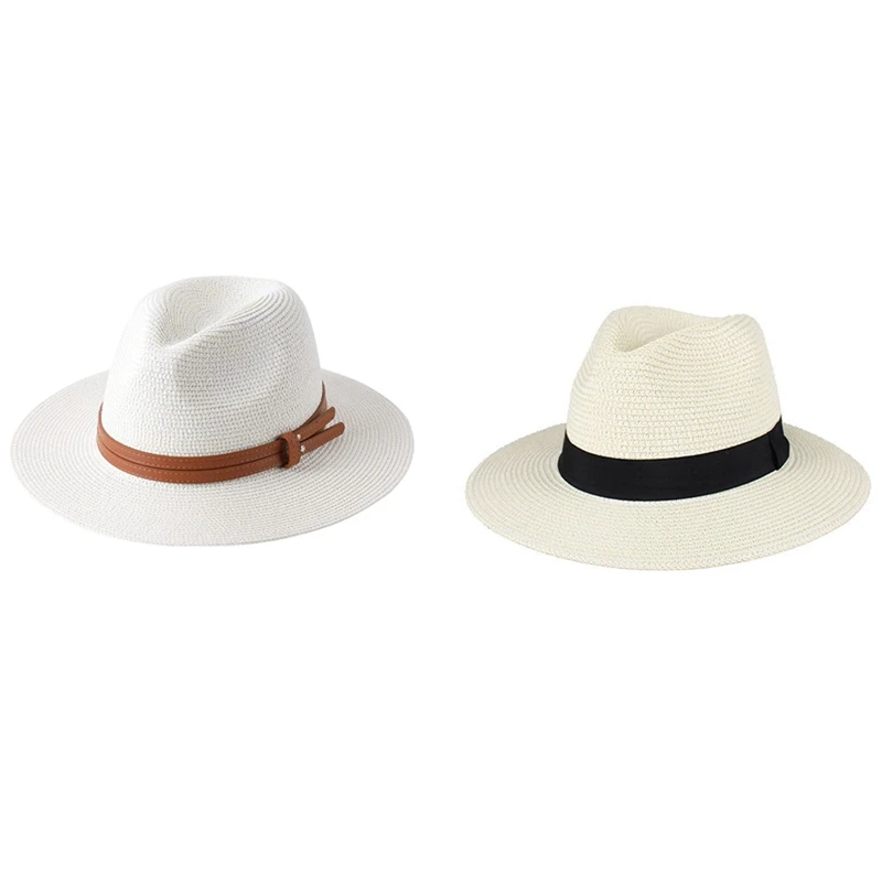 2PCS New Natural Panama Soft Shaped Hat With Summer Unisex Ribbon Sun Foldable Hat
2PCS New Natural Panama Soft Shaped Hat With Summer Unisex Ribbon Sun Foldable Hat
