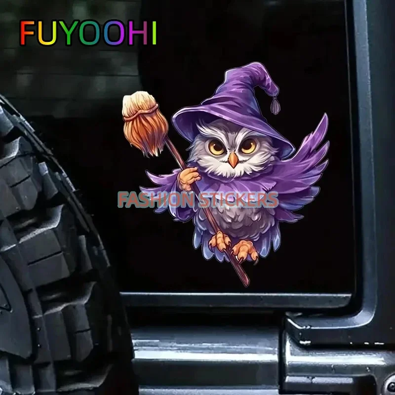 FUYOOHI Fashion Sweat Witch Owl Sticker-Creative Niche Vinyl Car Stickers Waterproof Motorcycle Decal
FUYOOHI Fashion Sweat Witch Owl Sticker-Creative Niche Vinyl Car Stickers Waterproof Motorcycle Decal