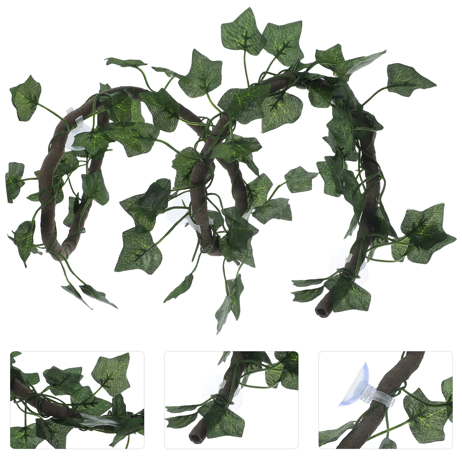 Imitation Rattan Vines for Reptile Decor Jungle PVC Strips PU Skin Gecko Terrarium Pet Supplies Flexible Metal Inside Easy Shape
Imitation Rattan Vines for Reptile Decor Jungle PVC Strips PU Skin Gecko Terrarium Pet Supplies Flexible Metal Inside Easy Shape
