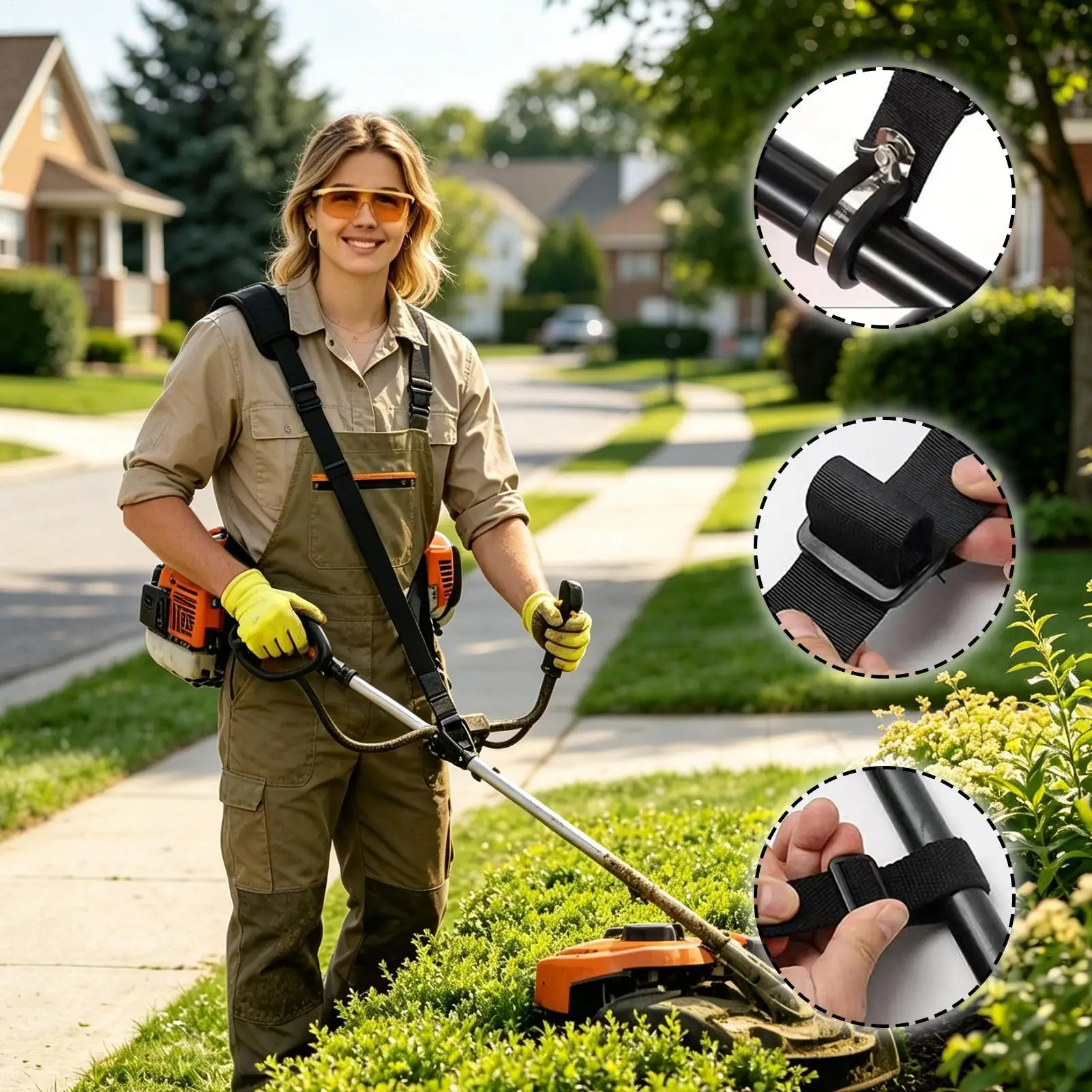 Trimmer Strap Blower Adjustable Harness Replacement Trimmer Replacement Shoulder Strap For Lawn Outdoor Garden Backyard Patio
Trimmer Strap Blower Adjustable Harness Replacement Trimmer Replacement Shoulder Strap For Lawn Outdoor Garden Backyard Patio