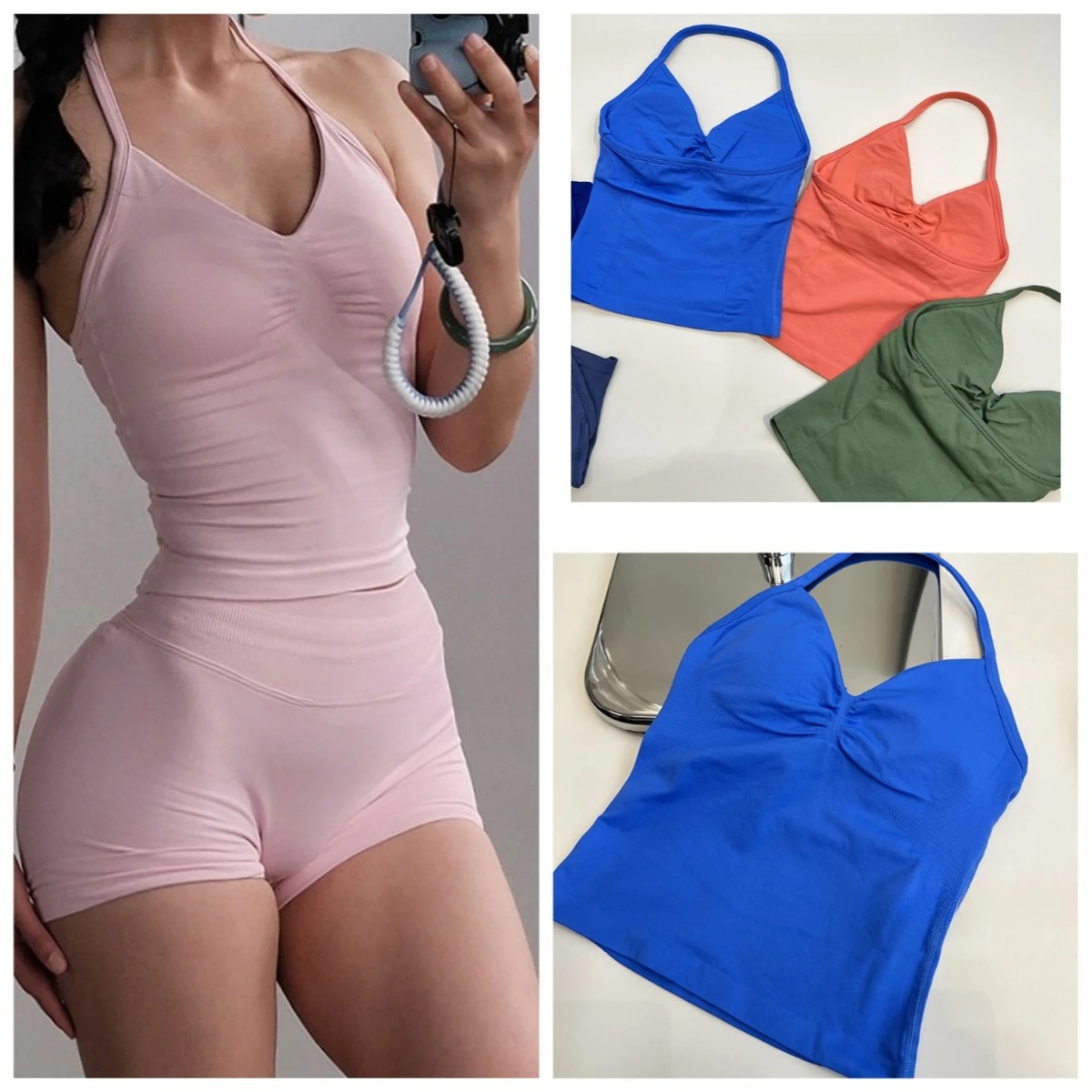 New Spice Girl Yoga Neck Vest Breathable Sweat-wicking Pilates Sling Printed Elastic Rope Lace Activity Cup Long Sling Vest
New Spice Girl Yoga Neck Vest Breathable Sweat-wicking Pilates Sling Printed Elastic Rope Lace Activity Cup Long Sling Vest
