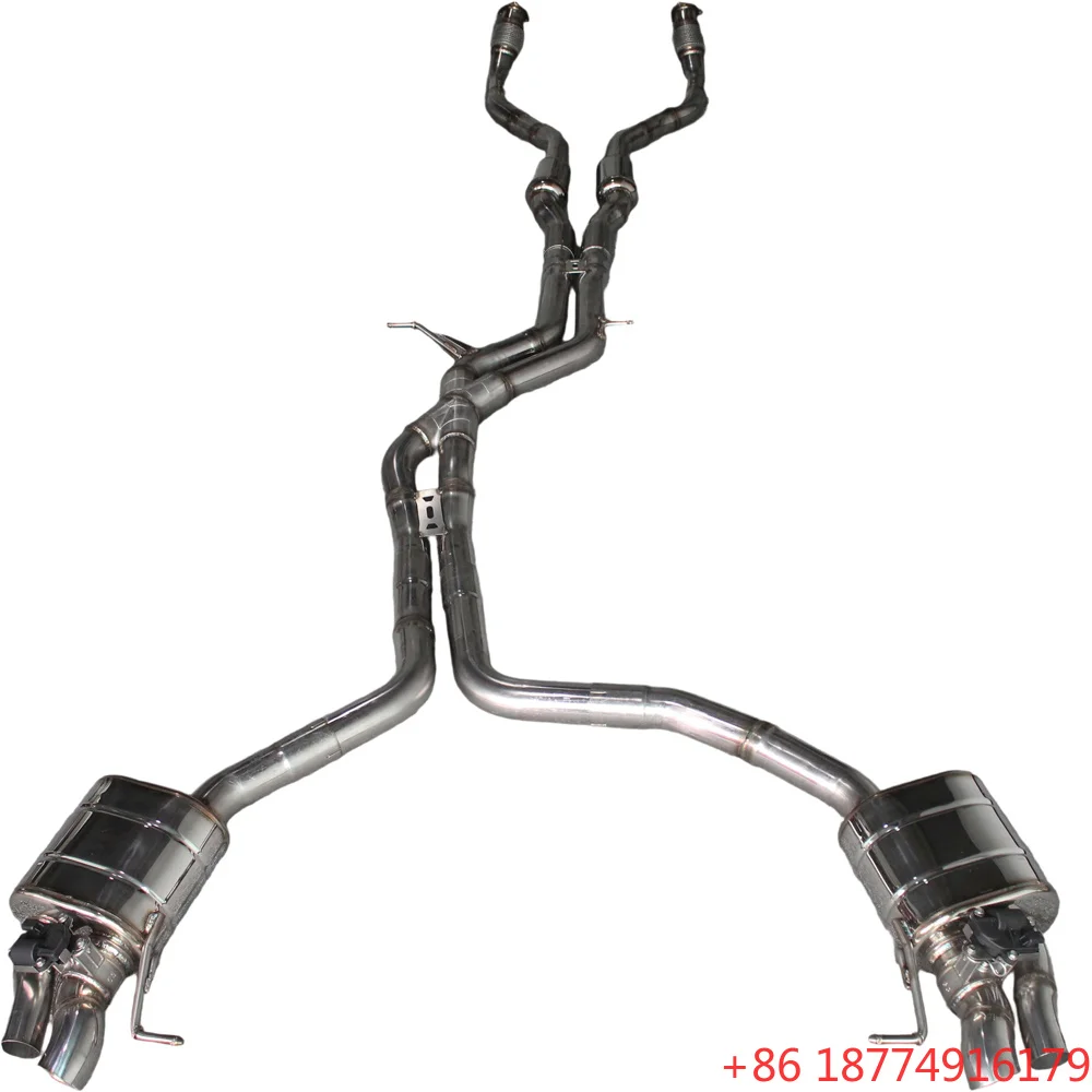 Factory OEM Customized SS304 Sport Catback for RS4/RS5 B9/B9.5 2.9T Valvetronic Muffler Escape Exhaust System
Factory OEM Customized SS304 Sport Catback for RS4/RS5 B9/B9.5 2.9T Valvetronic Muffler Escape Exhaust System