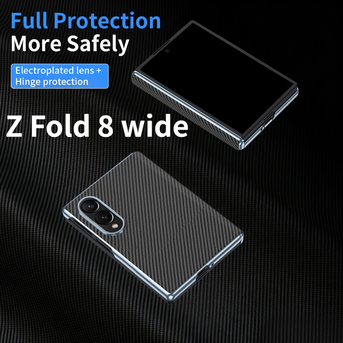 For Samsung Galaxy Z Fold 8 wide magnetic shell film integrated mirror luxury aramid fiber pattern with central axis protective
For Samsung Galaxy Z Fold 8 wide magnetic shell film integrated mirror luxury aramid fiber pattern with central axis protective