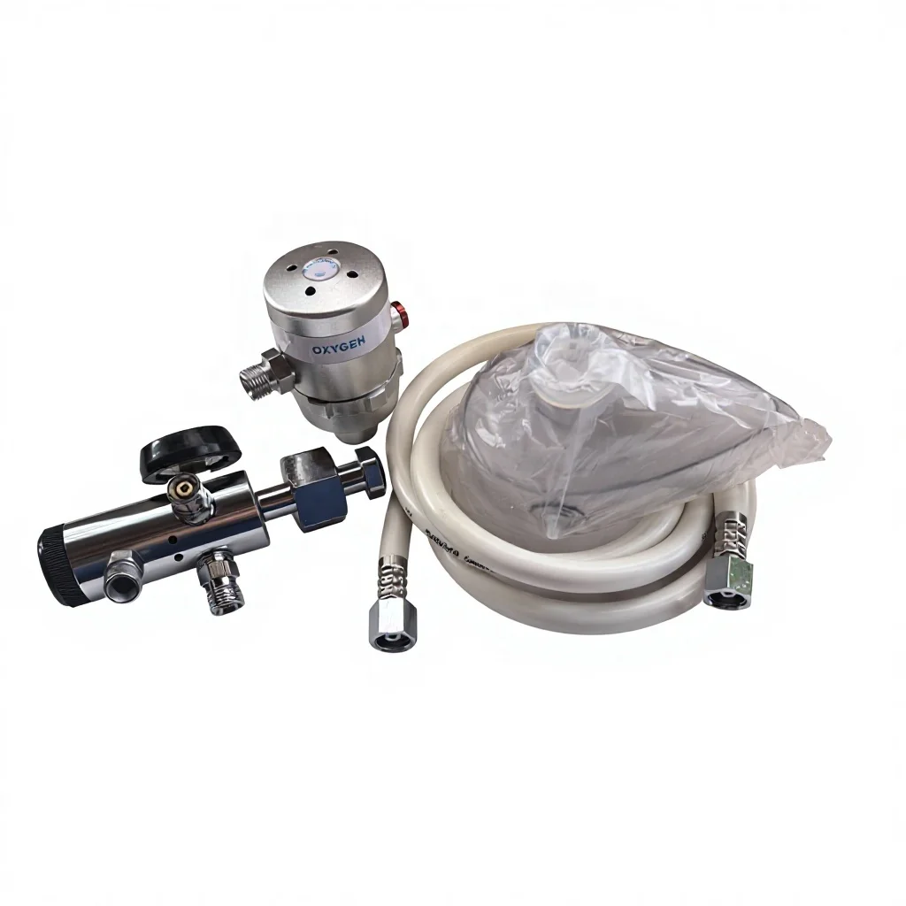 Hospital Use Demand Valve Regulator Breathing Apparatus for European G3/4 Cylinder
Hospital Use Demand Valve Regulator Breathing Apparatus for European G3/4 Cylinder