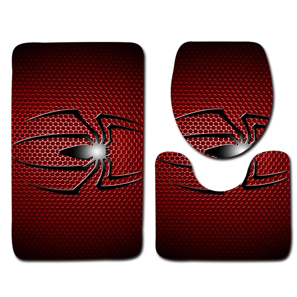 Spider Bathroom Set Jungle Animal Spider non-slip carpet U-shaped Toilet mat Boys Bathrom Home Decor Super Soft and Absorb Water
Spider Bathroom Set Jungle Animal Spider non-slip carpet U-shaped Toilet mat Boys Bathrom Home Decor Super Soft and Absorb Water