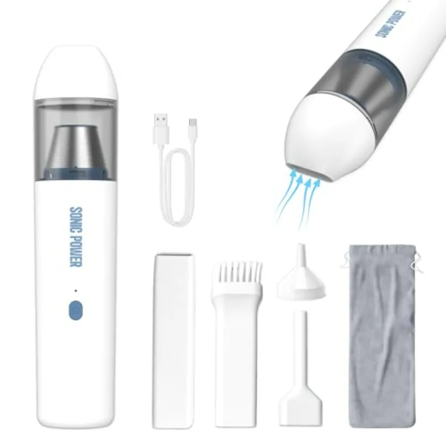Portable Cordless Car Vacuum 15000Pa High Suction Handheld Vacuum Cleaner 2-in-1 Vacuum Blower with 4 Attachments Portable Stor
Portable Cordless Car Vacuum 15000Pa High Suction Handheld Vacuum Cleaner 2-in-1 Vacuum Blower with 4 Attachments Portable Stor
