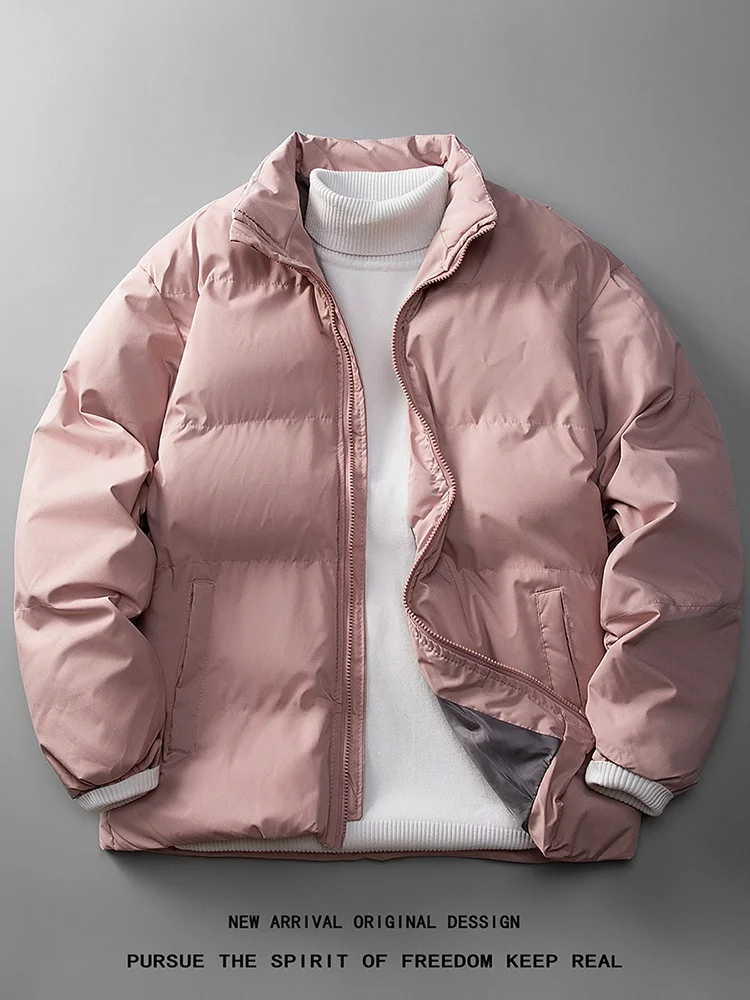 Men's Thiened Autumn Winter Cotton Jaet Stand Collar down Filling Bread Sle Coat Warmth Youth Faion Zipper Closure Lo...
Men's Thiened Autumn Winter Cotton Jaet Stand Collar down Filling Bread Sle Coat Warmth Youth Faion Zipper Closure Lo...