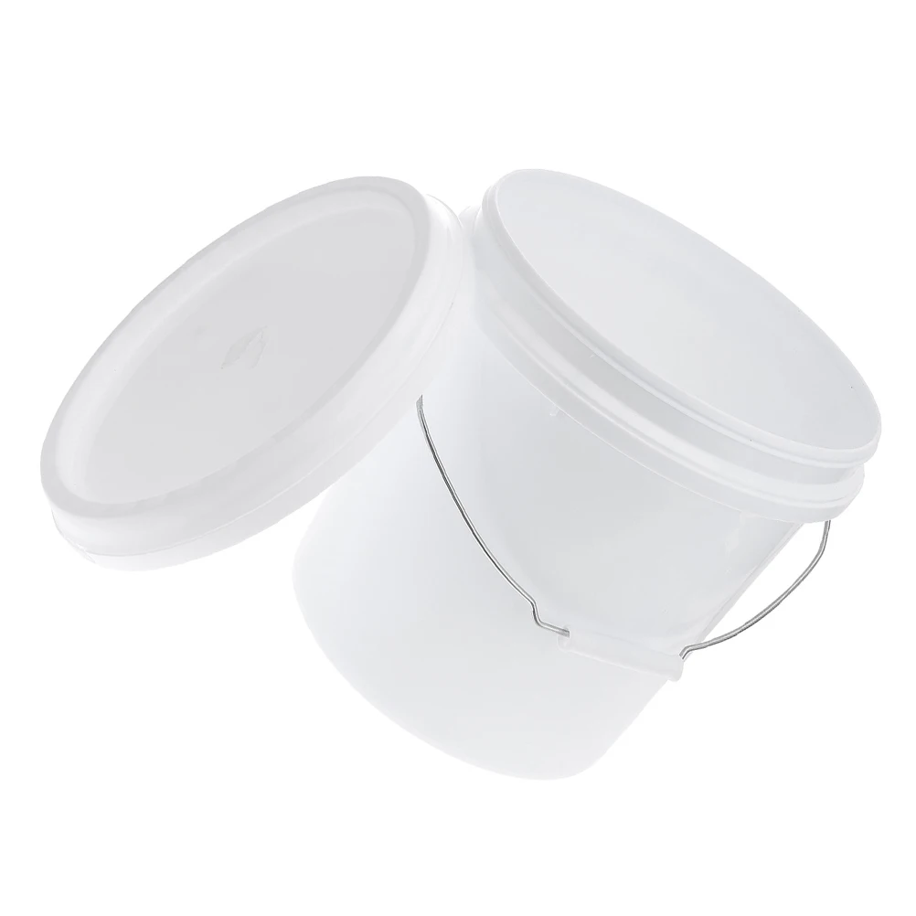 Household Sealed Paint Bucket Storage Plastic Bin White 5L Round Lid Ergonomic Plastic Paint Storage Bucket Handle Container
Household Sealed Paint Bucket Storage Plastic Bin White 5L Round Lid Ergonomic Plastic Paint Storage Bucket Handle Container