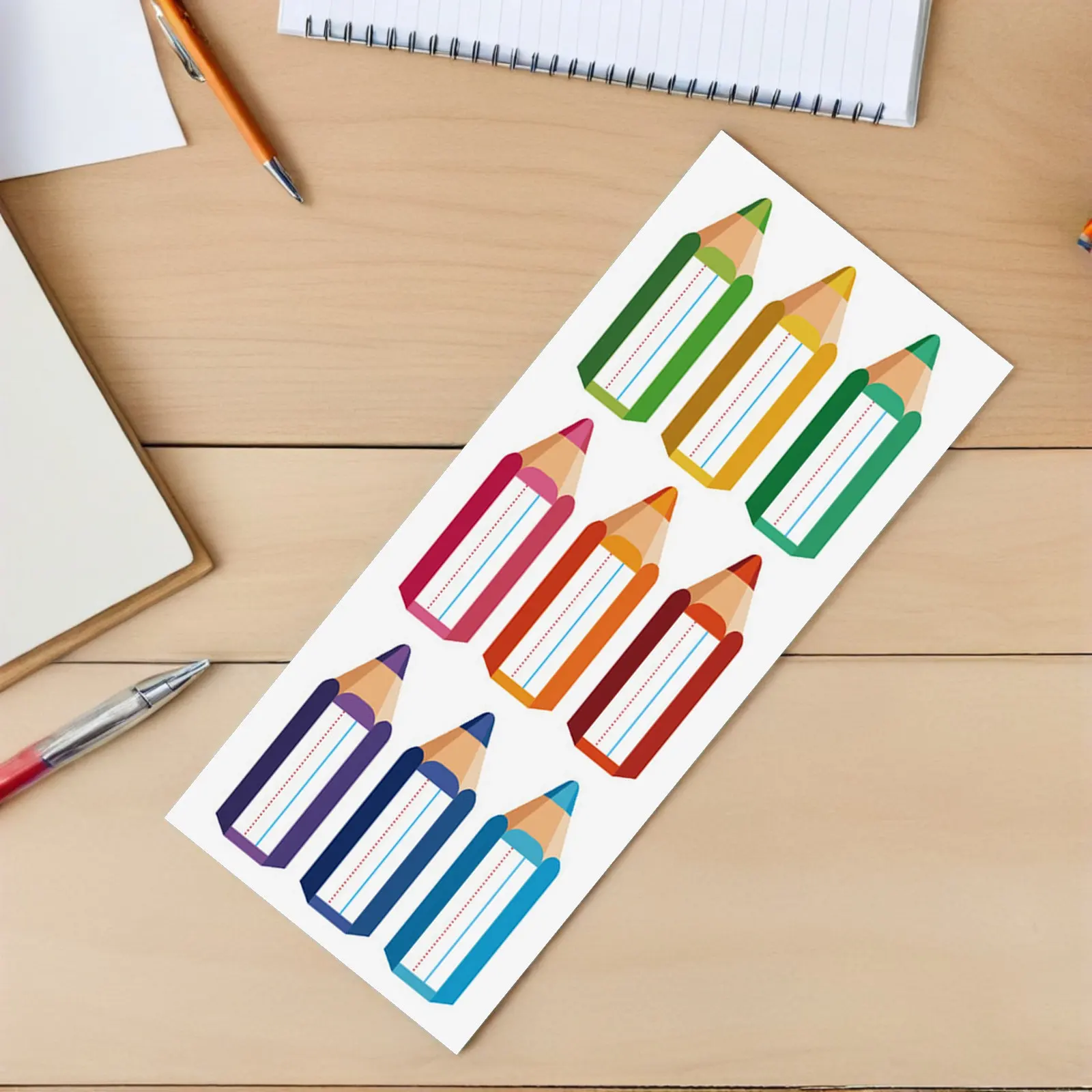 30 Sheets Cartoon Pencil Name Stickers for Blank Adhesive Labels Easy to Write on Strong Hold for Classroom School Home
30 Sheets Cartoon Pencil Name Stickers for Blank Adhesive Labels Easy to Write on Strong Hold for Classroom School Home