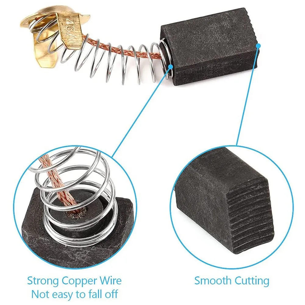 Sliding Touch Carbon Brushes for Motor Commutator or Slip Ring Compatible with For Screwfix TTB280DRH Breakers
Sliding Touch Carbon Brushes for Motor Commutator or Slip Ring Compatible with For Screwfix TTB280DRH Breakers