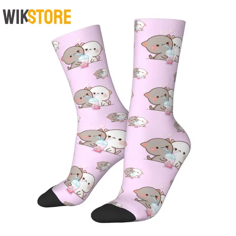 Couple Mochi Cat Peach And Goma Men Women Male Hip Hop Happy Crew Socks Unisex Novelty Dress Socks Non-Slip Running Sport Socks
Couple Mochi Cat Peach And Goma Men Women Male Hip Hop Happy Crew Socks Unisex Novelty Dress Socks Non-Slip Running Sport Socks