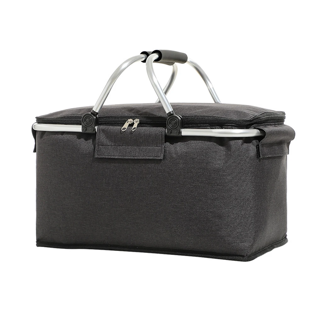 Picnic Camping Foldable Cooler Bag Outdoor Lunch Bag Gray Light Weight Oxford Cloth Material Strong Tear-resistant
Picnic Camping Foldable Cooler Bag Outdoor Lunch Bag Gray Light Weight Oxford Cloth Material Strong Tear-resistant