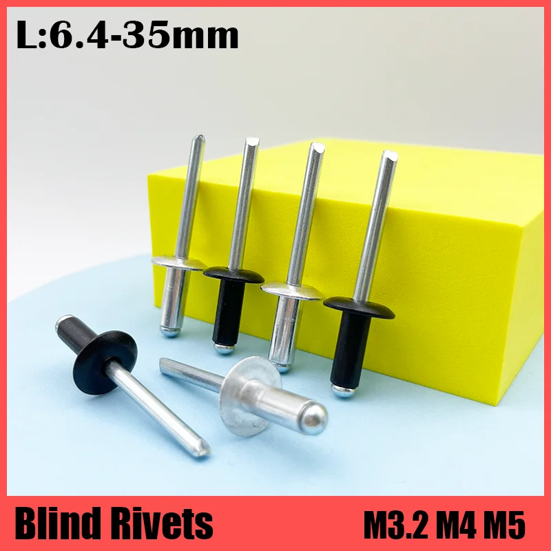 20-40pcs Black Aluminum Large Flange Pop Open Hollow Blind Rivets Large Cap Leaf Bolt Dropper Self-plugging Rivet Decoration
20-40pcs Black Aluminum Large Flange Pop Open Hollow Blind Rivets Large Cap Leaf Bolt Dropper Self-plugging Rivet Decoration