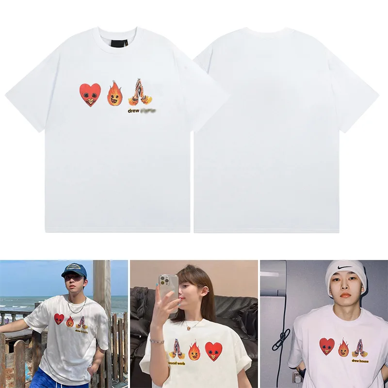 Drew House Premium Quality Smiley Heart Flame Unisex Cotton Relaxed Fit Short Sleeve T-Shirt
Drew House Premium Quality Smiley Heart Flame Unisex Cotton Relaxed Fit Short Sleeve T-Shirt