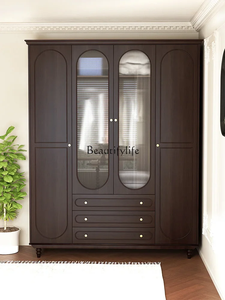 yj7 French Vintage Style Retro Solid Wood Four-Door Wardrobe for Home Simple American Style
yj7 French Vintage Style Retro Solid Wood Four-Door Wardrobe for Home Simple American Style