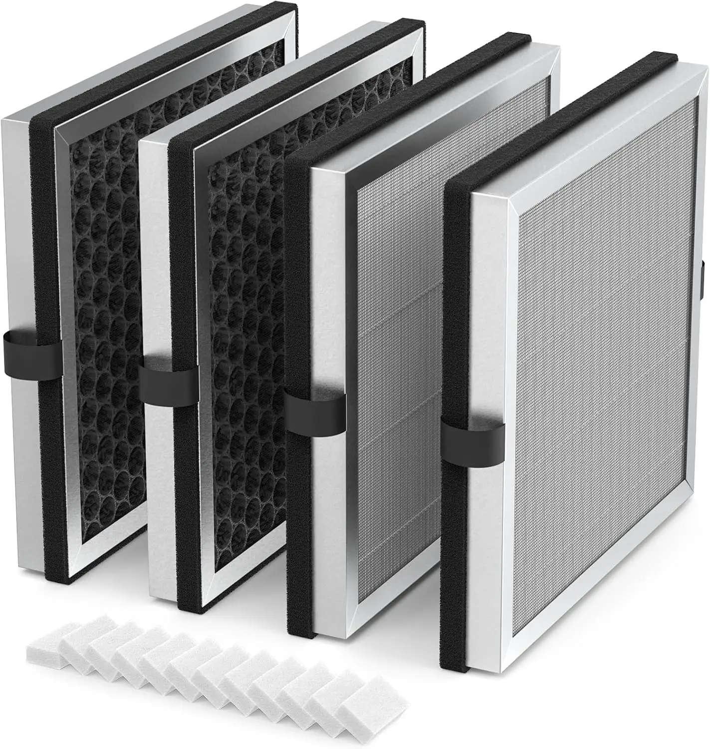 JF180 Replacement Filter Compatible with JF180 Air Purifier, 3-in-1 HEPA 13 Filter and Activated Carbon, 4-Pack (4 Filters &
JF180 Replacement Filter Compatible with JF180 Air Purifier, 3-in-1 HEPA 13 Filter and Activated Carbon, 4-Pack (4 Filters &