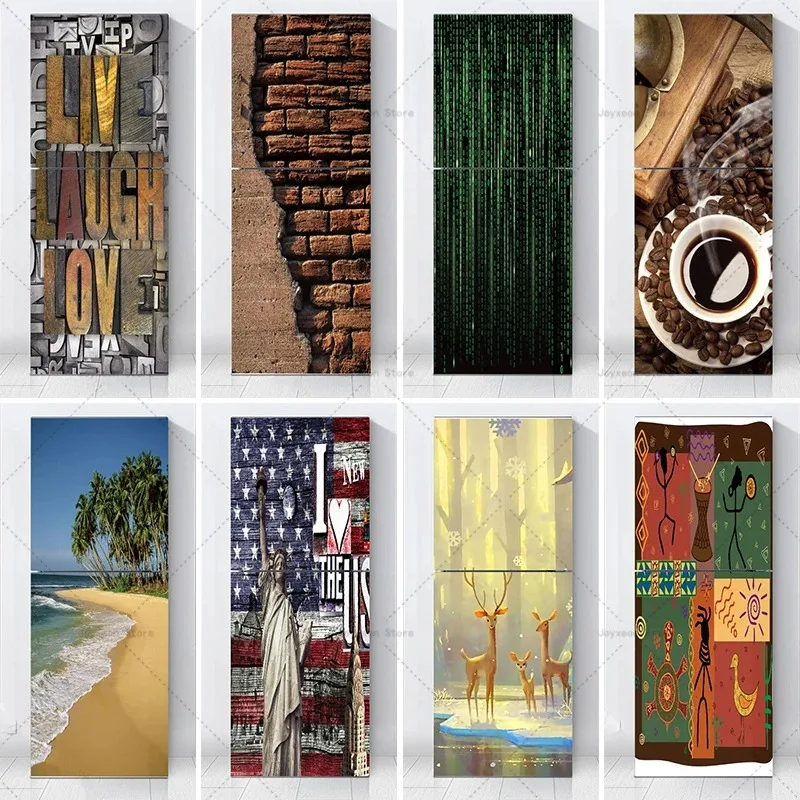 Vinyl Kitchen Refrigerator Decoration Poster Home Bedroom Wardrobe Door Sticker PVC Waterproof Self-adhesive Fridge Wallpaper
Vinyl Kitchen Refrigerator Decoration Poster Home Bedroom Wardrobe Door Sticker PVC Waterproof Self-adhesive Fridge Wallpaper