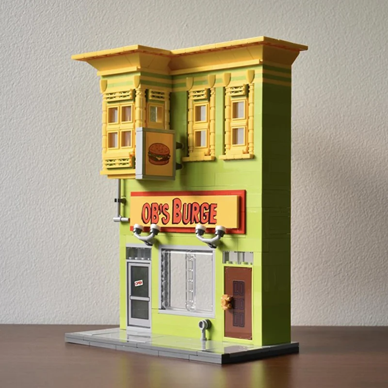 qwert City Street View Model MOC Building Bricks Burger Shop Modular Technology Gifts Holiday Assemble Children Toys Suit
qwert City Street View Model MOC Building Bricks Burger Shop Modular Technology Gifts Holiday Assemble Children Toys Suit