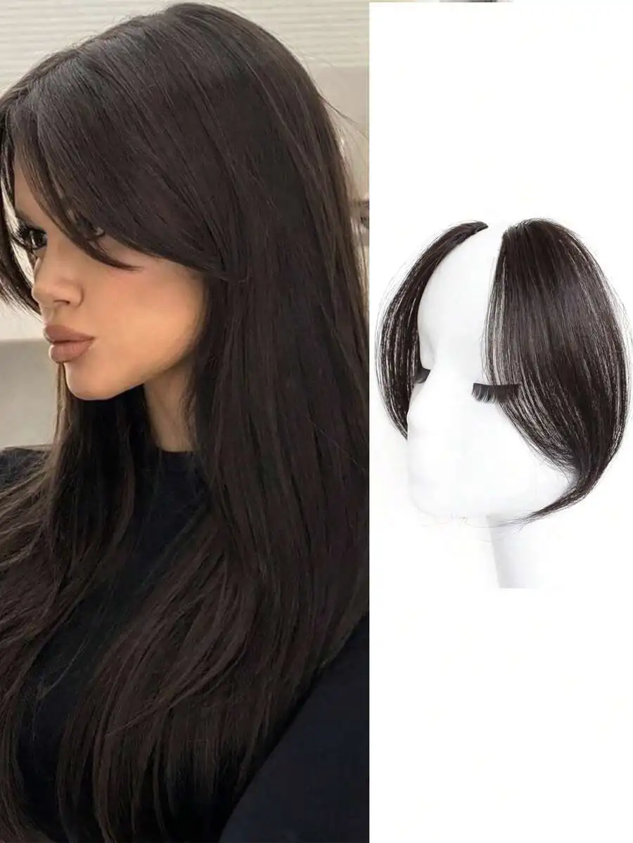 Womens Synthetic Hairpiece With Middle Part French Bangs And Forehead Coverage
Womens Synthetic Hairpiece With Middle Part French Bangs And Forehead Coverage