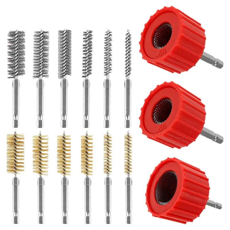 A02F-Drilling Cleaning Brush Steel Wire Brush Metal Pipe/Copper Pipe Cleaning Brush Grinding/Rust Removal Tool
A02F-Drilling Cleaning Brush Steel Wire Brush Metal Pipe/Copper Pipe Cleaning Brush Grinding/Rust Removal Tool
