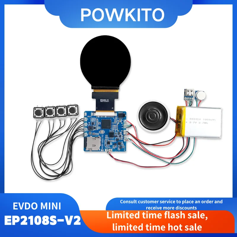 2.1-inch Circular Video Playback Board with Display Screen, RGB Screen, IPS Full View Auxiliary Screen, Computer Monitor AIDA64
2.1-inch Circular Video Playback Board with Display Screen, RGB Screen, IPS Full View Auxiliary Screen, Computer Monitor AIDA64