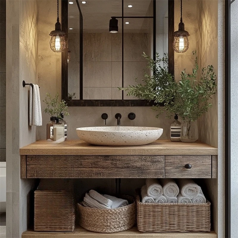 Wabi Sanfeng Solid Wood Bathroom Cabinet Combination Toilet Wash Table Homestay Yuanxingtang Wash Table Wash Pool Laidezhu
Wabi Sanfeng Solid Wood Bathroom Cabinet Combination Toilet Wash Table Homestay Yuanxingtang Wash Table Wash Pool Laidezhu