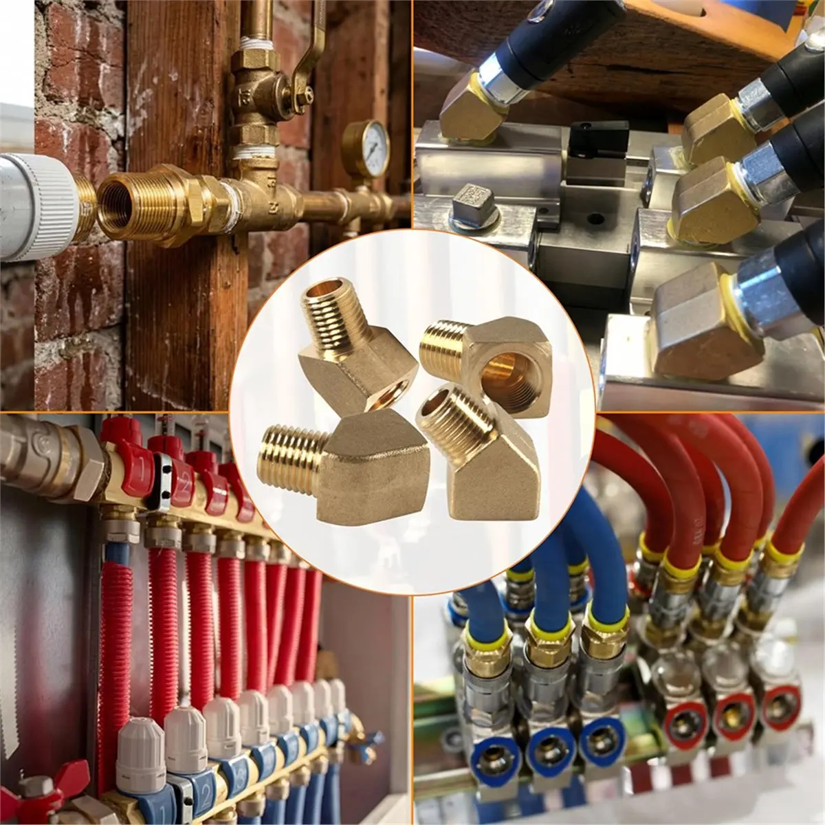 Multi-use Gear 45 Degree Brass Street Elbow 3/8"" NPT Male X 3/8" NPT Female for Air Oil Pneumatic and Industrial Plumbing Syste
Multi-use Gear 45 Degree Brass Street Elbow 3/8"" NPT Male X 3/8" NPT Female for Air Oil Pneumatic and Industrial Plumbing Syste