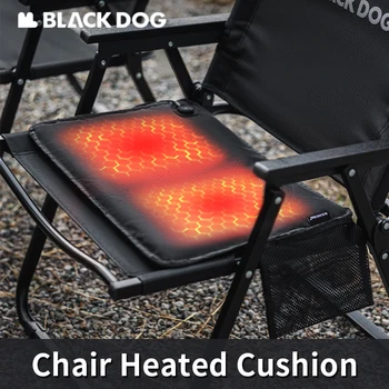 Naturehike BLACKDOG Camping Chair Heating Cushion 900D Winter Warm Seat Mat 4 Speed Adjustable Temperature Heated Travel Pad