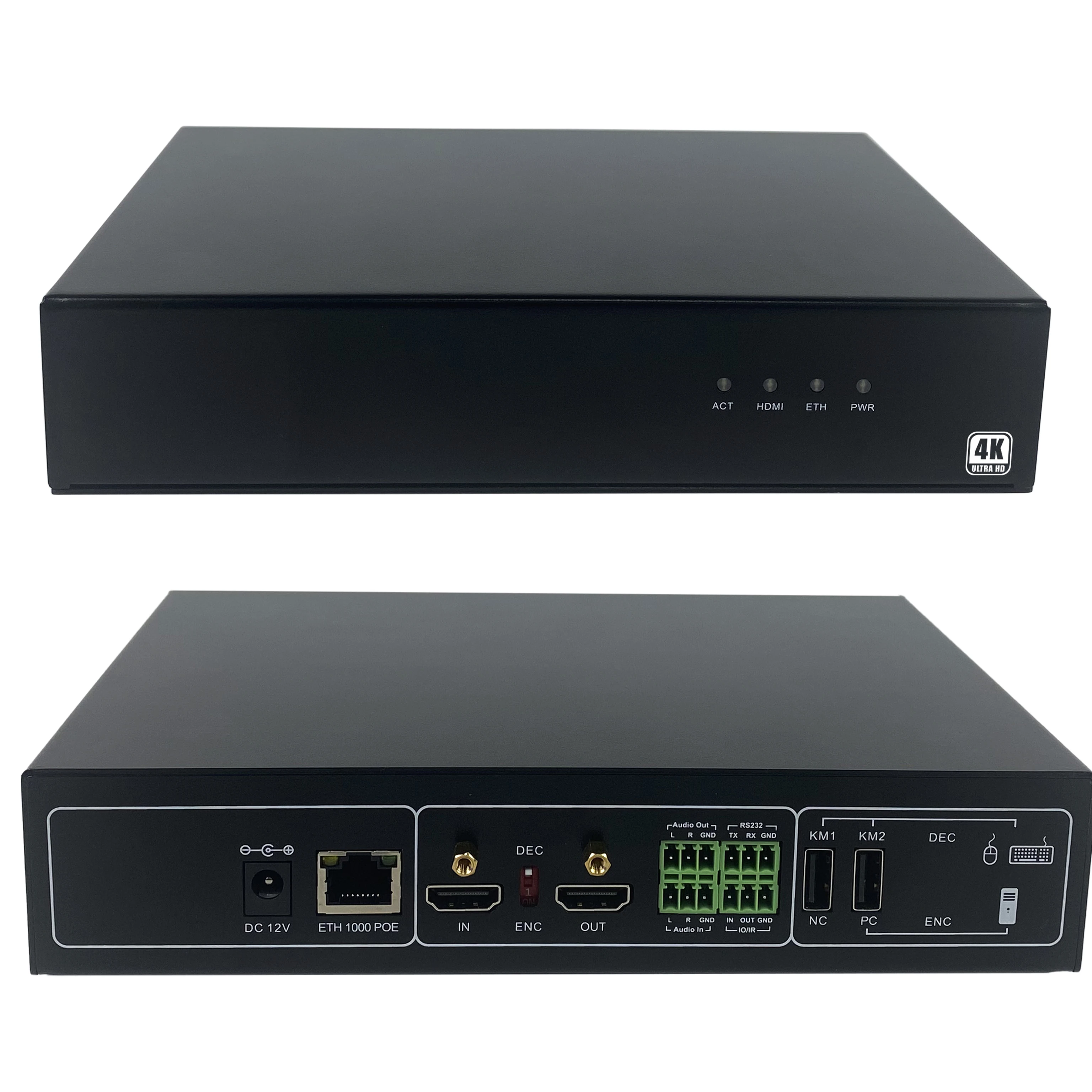 All-In-One 4K H.265/H.264 Encoder Decoder Custom Layouts Scheduled Publishing For Live Streaming Radio TV Broadcasting Equipment