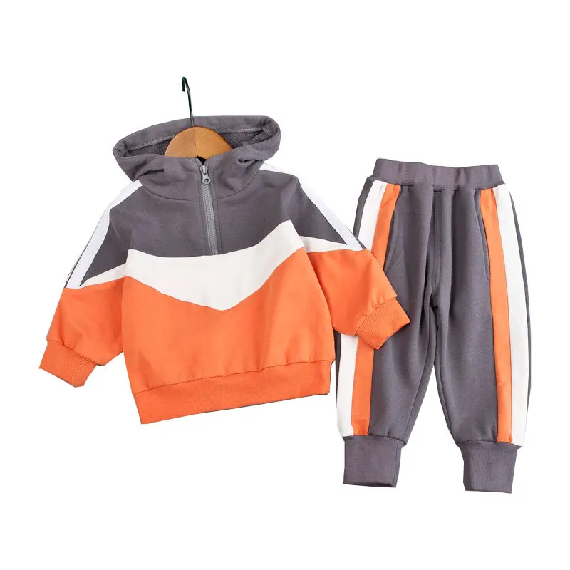 Clothing Suit Spring and Autumn Boys' Fashion Splice Hooded Sweatshirt elastic trousers 0-5 Year Old Beibei Children's Garments
Clothing Suit Spring and Autumn Boys' Fashion Splice Hooded Sweatshirt elastic trousers 0-5 Year Old Beibei Children's Garments