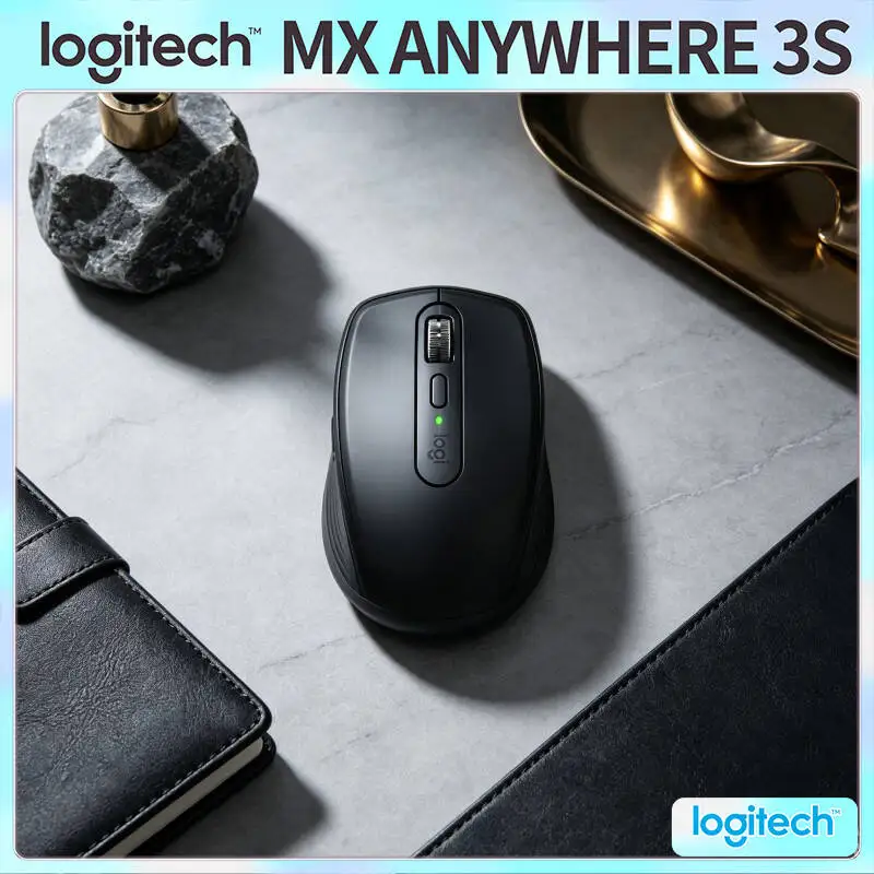 Wireless MX Anywhere 3S - 8K DPI, MagSpeed Scroll, Anti-Slip, Perfect for Stationery Creative Studio & Design Task
Wireless MX Anywhere 3S - 8K DPI, MagSpeed Scroll, Anti-Slip, Perfect for Stationery Creative Studio & Design Task