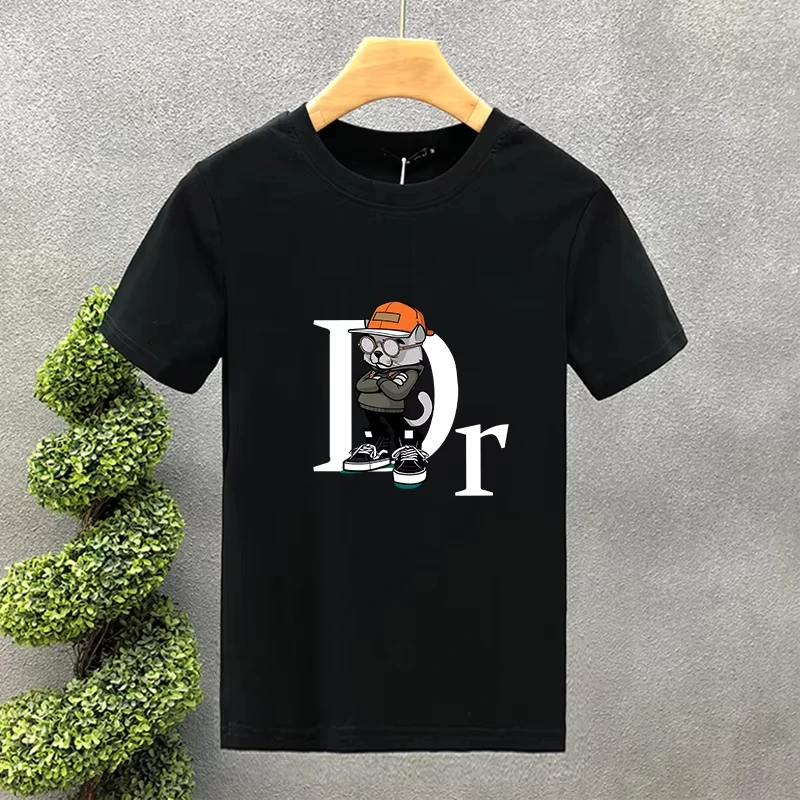 Весна/Лето 2026, роскошные хлопковые футболки для пар высокого качества с принтом кота, летняя футболка в стиле Харадзюку для мужчин/женщин с коротким рукавом
Весна/Лето 2026, роскошные хлопковые футболки для пар высокого качества с принтом кота, летняя футболка в стиле Харадзюку для мужчин/женщин с коротким рукавом
